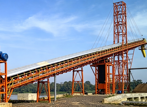 Vaste cantilever scheepsbelader